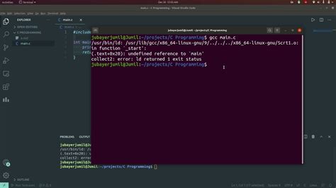 Undefined Reference To Main C Programming Problem YouTube