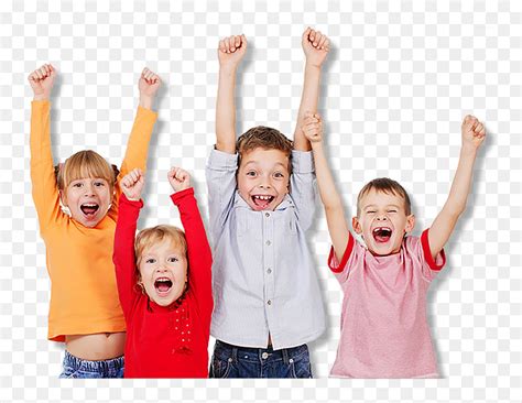 Kids Cheering Hd Png Download Vhv