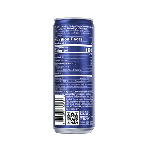 Red Bull Blue Edition Blueberry Energy Drink 12 Fl Oz Can