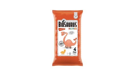 Biosaurus Baked Organic Corn Snack With Ketchup 4x15g Wolt Market