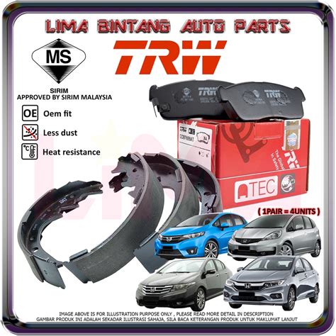 Honda City T A Gm Tmo Jazz Gk T A Ge Tfo Front Brake Pads Disc