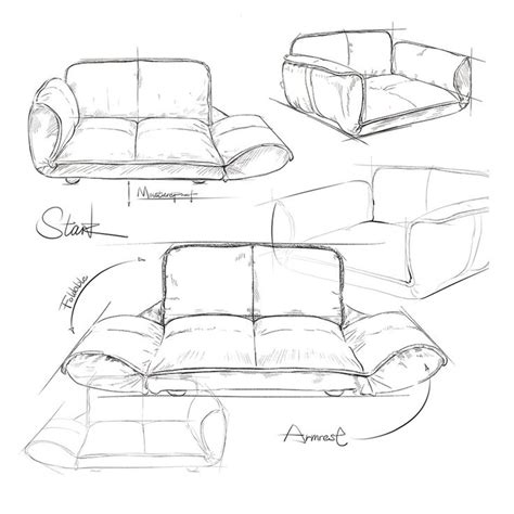 Pin by yalçın duygu on Art and design | Sofa drawing, Furniture design sketches, Drawing furniture