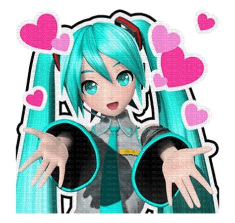 Hatsune Miku Pink Hearts Hatsune Miku Vocaloid Hearts Project