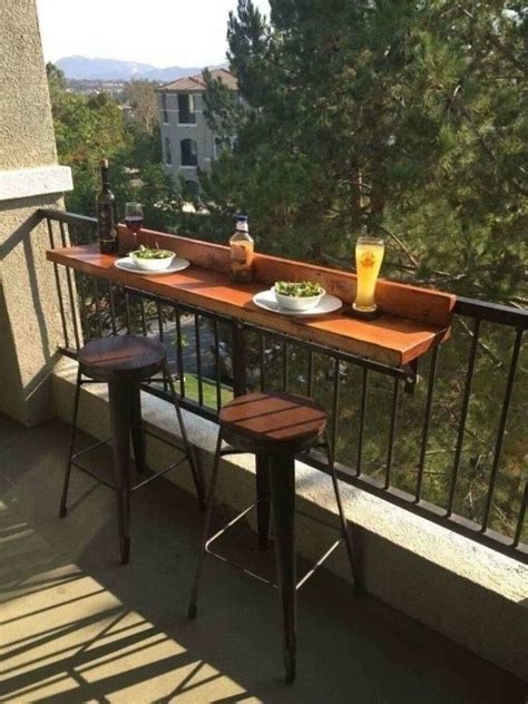 Diy Balcony Bar Top Balc N Del Apartamento De Decoraci N Muebles