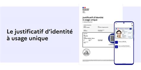 Utilisez le justificatif didentité de France Identité pour les