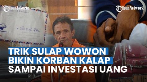 Wowon Tunjukkan Trik Sulap Bisa Gandakan Uang Bikin Tkw Farida Korban