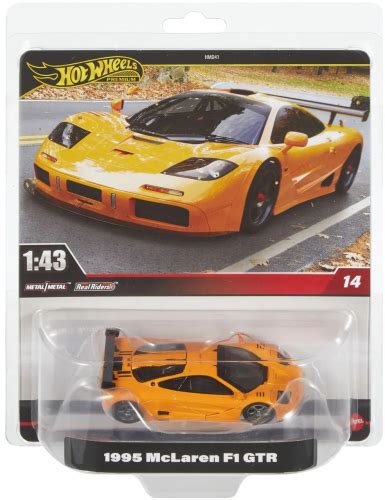 Hot Wheels Premium Real Riders Masinuta Metalica Mclaren F Gtr