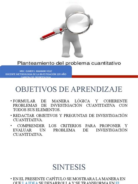 Planteamiento Cuantitativo Del Problema Pdf Ciencia Cognitiva Aprendizaje