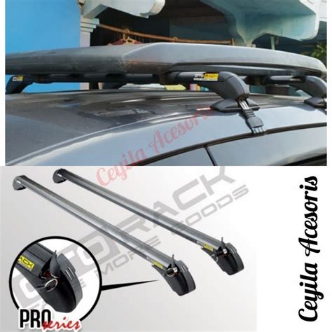 Jual Paket Roof Rack Kaki Cross Bar Jepit Body Hummer Mobil All New