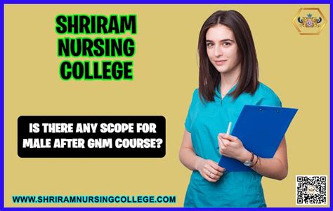 Is There Any Scope For Male After Post Bsc Nursing Course By Nursingcollegeshriram Mar