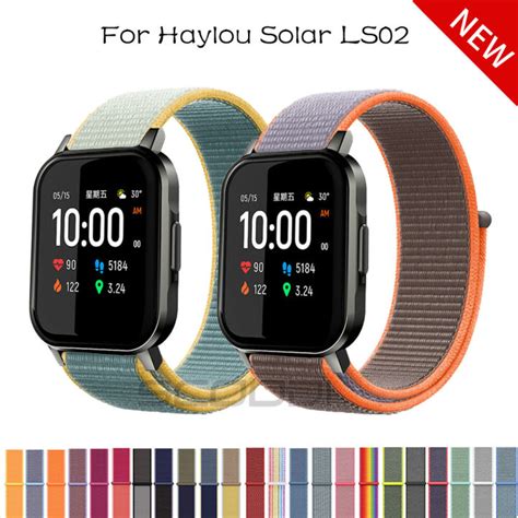 Nylon Strap For Haylou Smart Watch Ls Rs Rs Plus Watch Band