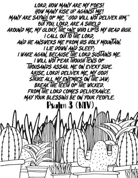 PSALMS 1 10 Free Scripture Coloring Pages Stevie Doodles