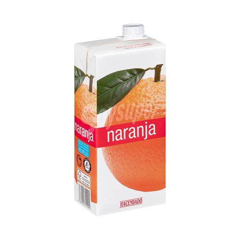 Hacendado Zumo Naranja Brick 1 L