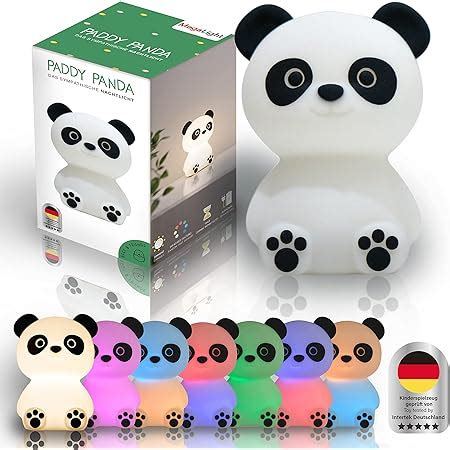 Navaris Veilleuse Led Enfant Panda Lampe De Nuit Pour Chambre Enfant