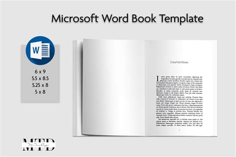 KDP Book 6x9 Word Template, KDP Interior, Microsoft Word Template, Book ...