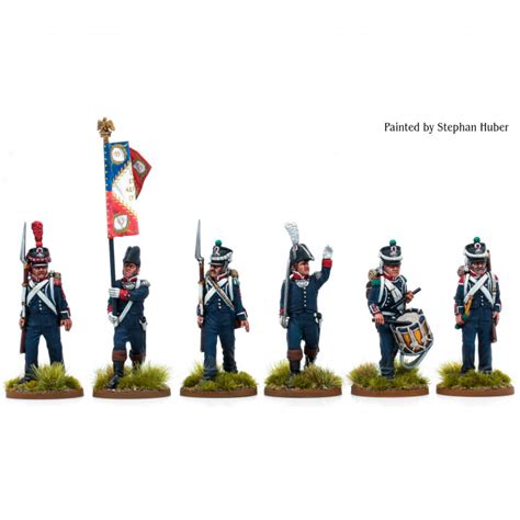 3d Printable Napoleonic French Light Infantry Command Regimental By