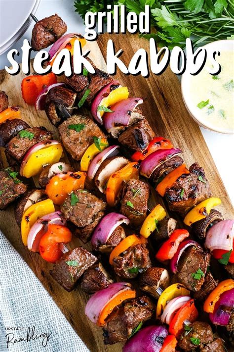 Grilled Steak Kabobs Are A Delicious Way To Add Lots Of Fresh Veggies