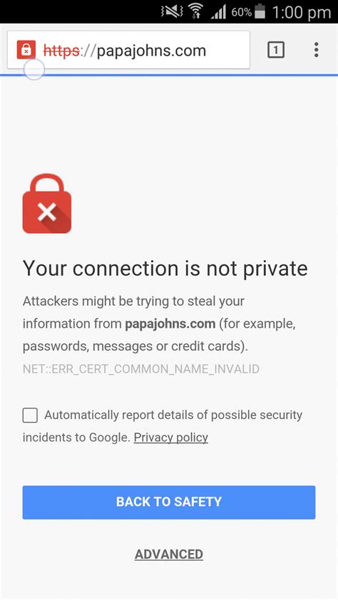 How can I view a certificate's details in Chrome on Android? - Android ...