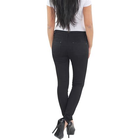 Damen Skinny Röhre Röhrenjeans Hüftjeans Hüfthose Slim Fit Jeans Hose