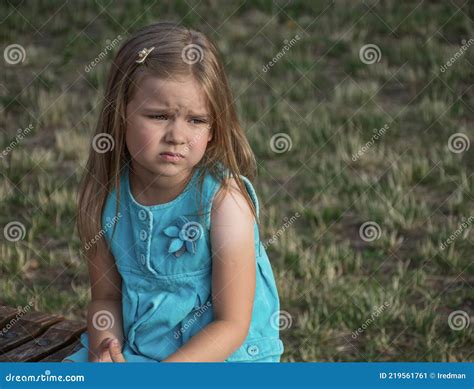 Very Sad Child Stock Image Image Of Girl Fractious 219561761