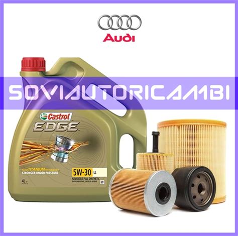 Kit Tagliando Audi A Tdi Kw Cv Filtri Completo Filter Ufi