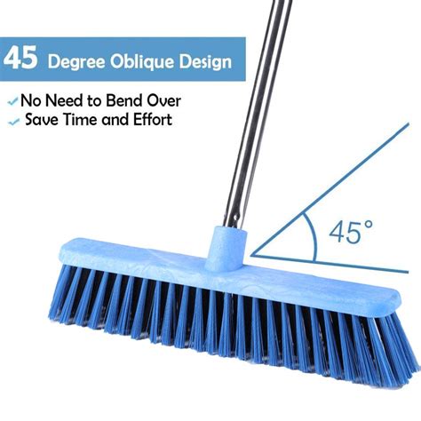 Buy Yonill Outdoor Push Broom 48 Scrub Deck Brush For Scrubbing