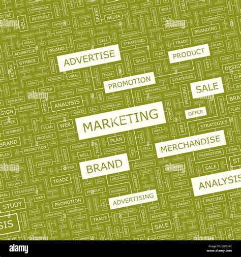 Marketing Word Cloud Concept Illustration Wordcloud Collage Stock