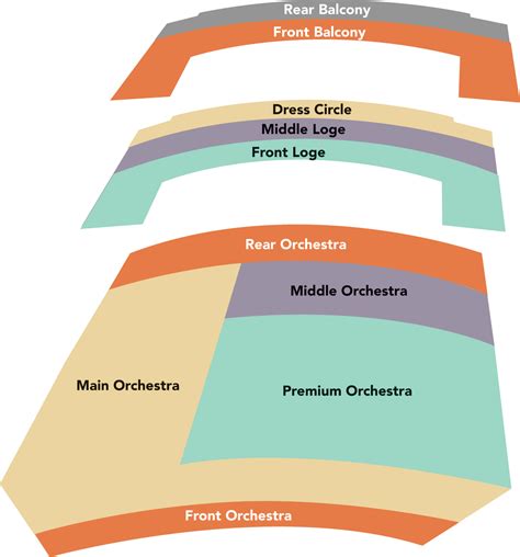 Atlanta Symphony Hall Seating Chart By Seat