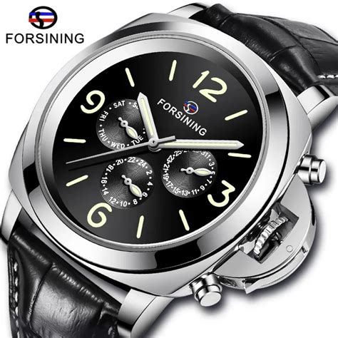 Forsining Reloj Mec Nico Autom Tico Para Hombre Cron Grafo Cl Sico De