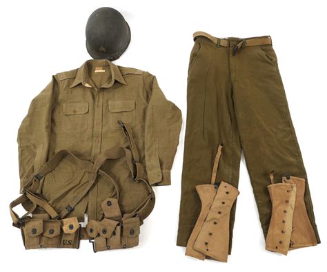 At Auction: WWII US ARMY NCO UNIFORM SET