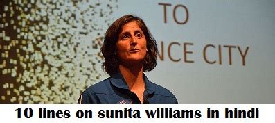 Sunita Williams Essay SUNITHA WILLAMS 2022 10 09