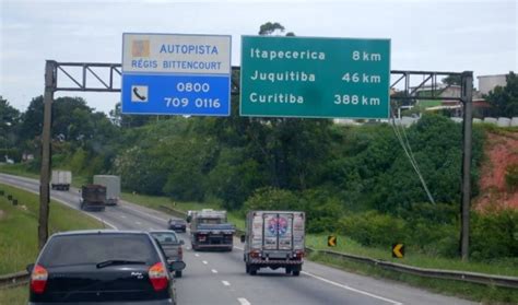 Br 116 Tem Nova Tarifa De Pedágio Entre Curitiba E São Paulo A Partir