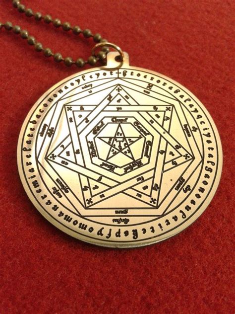 Pentagram Of The Archangels The Seal Of The True God The Etsy