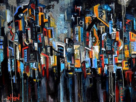 Debra Hurd Original Paintings AND Jazz Art: Abstract Paintings Urban ...