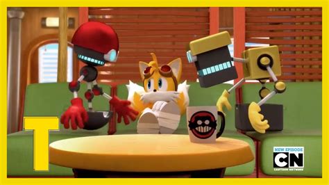 Orbot And Cubot Playing Tailss Video Game Sonic Boom Youtube