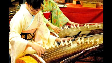 Koto Beautiful Japanese Musical Instrument Kecapi Jepang Hd Youtube