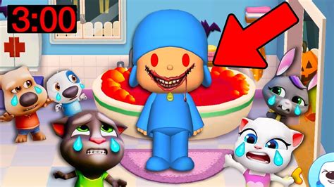 POCOYO INVADIU O MEU TOM E SEUS AMIGOS AS 3 HORAS DA MANHÃ YouTube