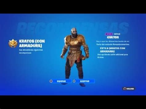 Como Conseguir Gratis Los Estilos Exclusivos De Kratos Y Alloy En