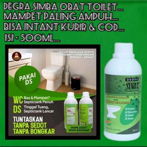 Jual Degra Simba Obat Penghancur Tinja Septic Tank Pengurai Limbah Wc