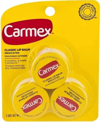 Carmex Classic Lip Balm Medicated 7 5g Original E Lacrado Frete Grátis