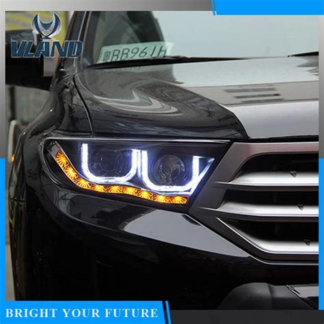 Buy Car Head Lamp For Toyota Highlander Headlights 2012 2013 2014 2015 2016 Led