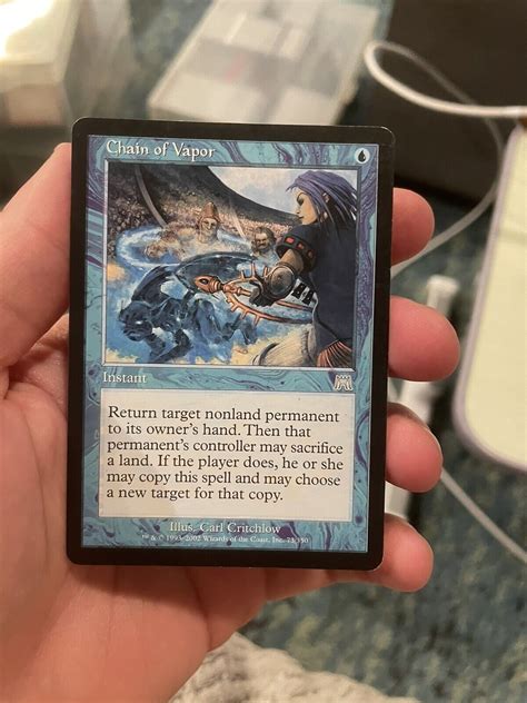 Mtg Magic X Chain Of Vapor Onslaught Nm Ebay