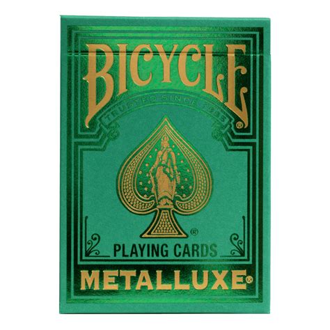 Bicycle Metalluxe Green 2022 Playing Cards