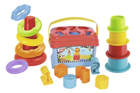 Playset Abc En Anillos Vasos Apilables Y Encastre Universo Binario