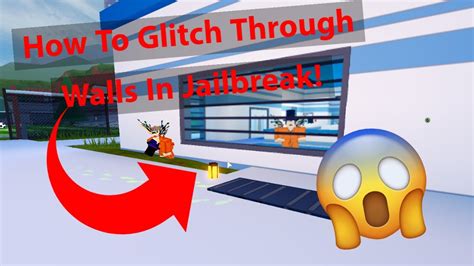 Roblox Jailbreak How To Glitch Through Walls Youtube