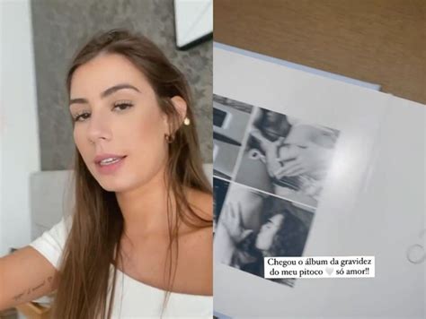 Maria Lina Exibe Lbum Da Gravidez De Jo O Miguel Na Web