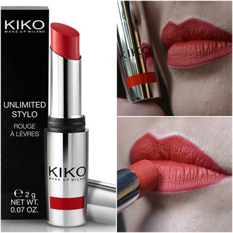 Resenha Batom Unlimited Stylo Kiko Cosmetics Batom Batons Resenha