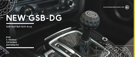 New Gsb Golf Ball Shift Knob For Dsg Auto Vw And Audi Black Forest Industries