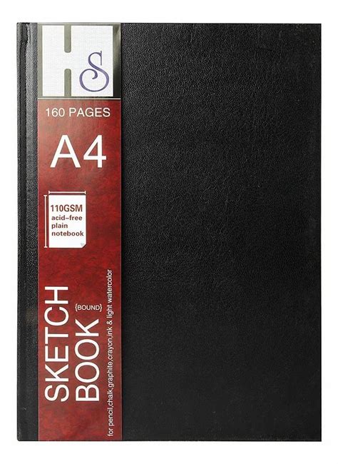 HS Artist Sketch Books 110 GSM Acid Free A4 Hard Bound At 396