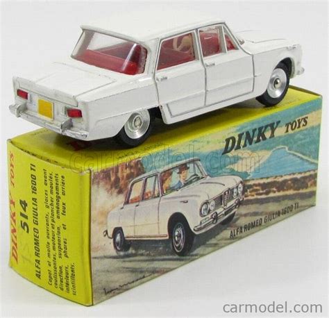 DINKY FRANCE 514 Echelle 1 43 ALFA ROMEO GIULIA TI WHITE